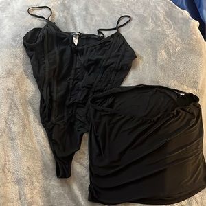 Stop playing games skirt set